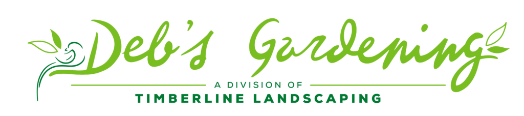 debs gardening timberline Landscaping logo